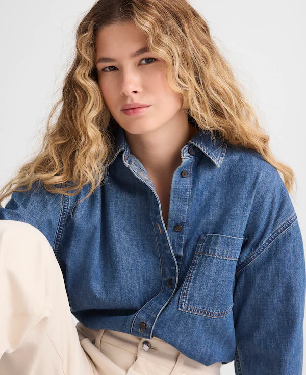 The Easy Shirt in Denim | Madewell