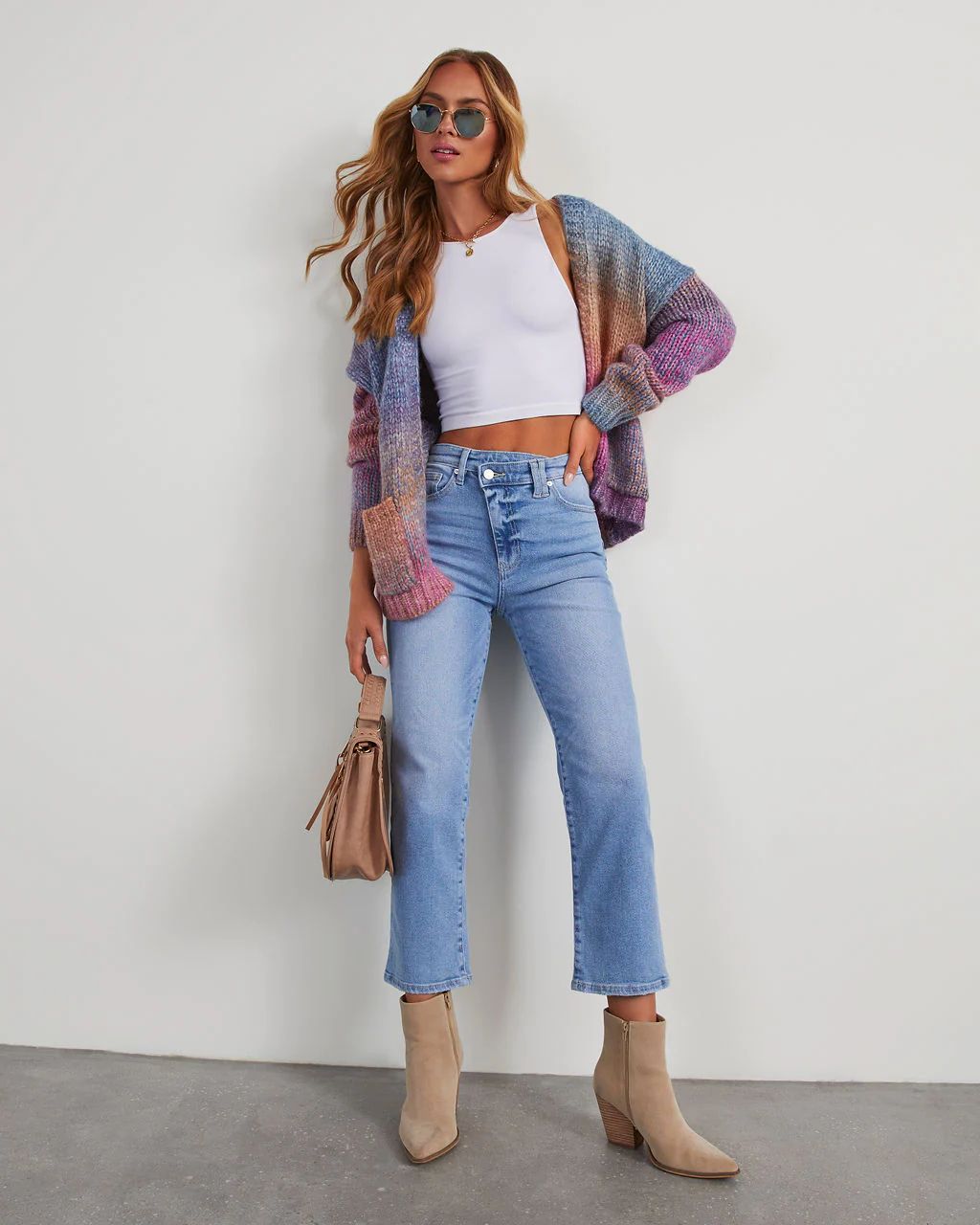 Aaron High Rise 90s Straight Leg Jeans | VICI Collection