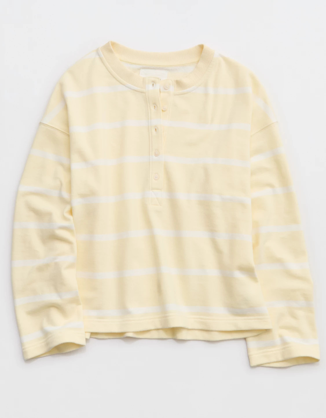 Aerie Alumni Henley Sweatshirt | Aerie
