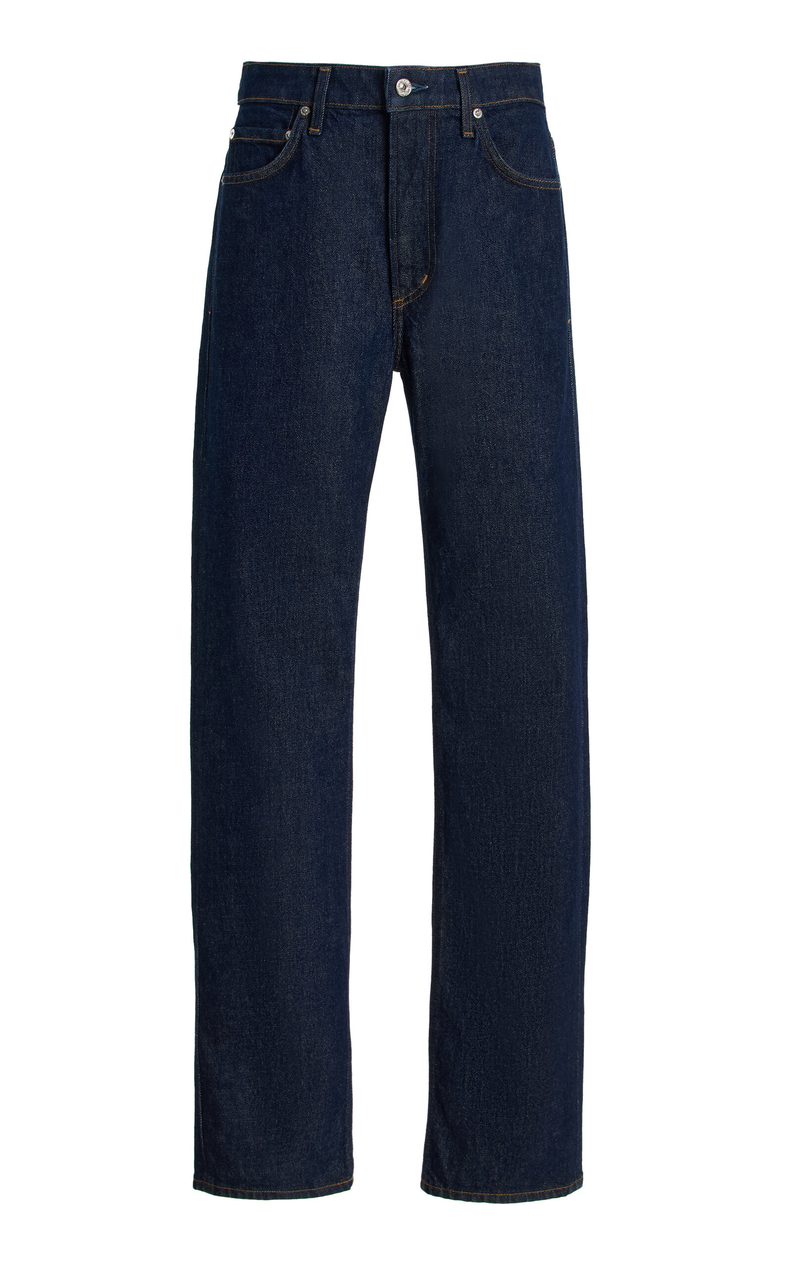 Zurie Stretch High-Rise Straight-Leg Jeans | Moda Operandi (Global)