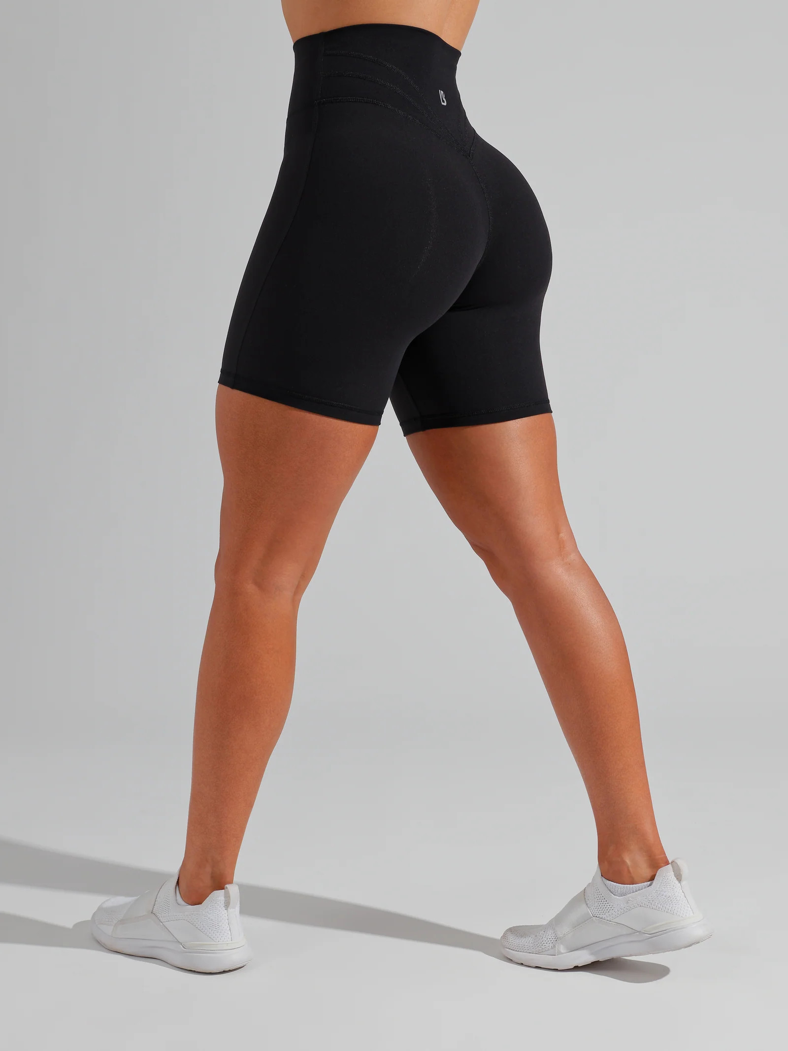 Legacy Short 6” - Onyx Black | Buffbunny Collection