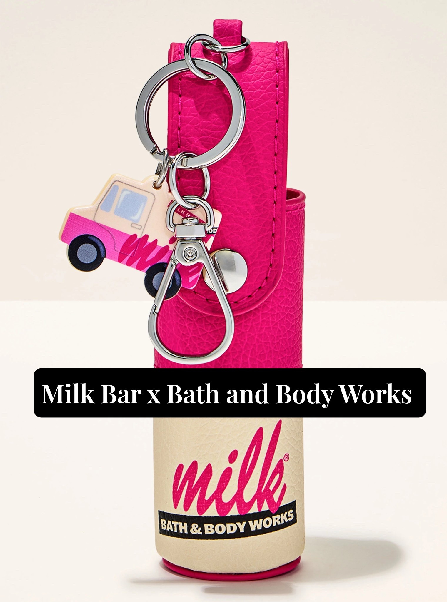 Comment MILK below to receive a DM with the link to this post on my LTK ⬇ https://liketk.it/5obV8 

Adorable collaboration between milk bar make up and Bath & body Works. Loving this little 1 ounce hand sanitizer and keychain case. Perfect stocking stuffer idea!! 

#ltkbeauty #ltkfindsunder50 #ltkitbag

#LTKFindsUnder50 #LTKBeauty #LTKItBag