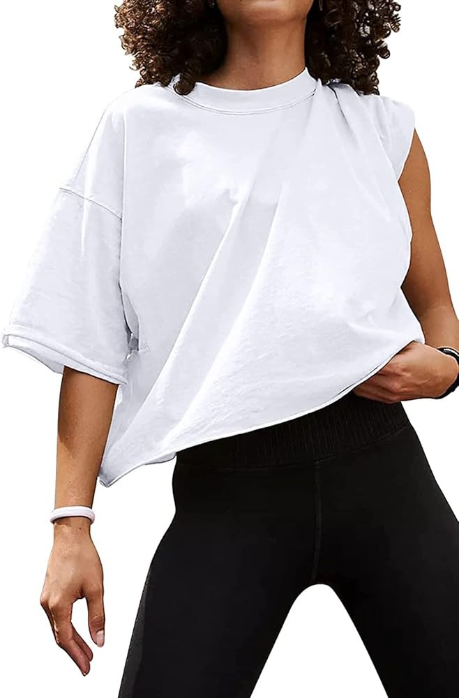 Cotton Crop Tops T-Shirts | Amazon (US)