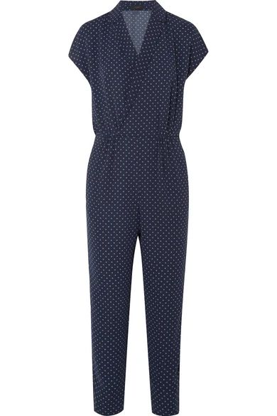 Alex printed crepe de chine jumpsuit | NET-A-PORTER (US)