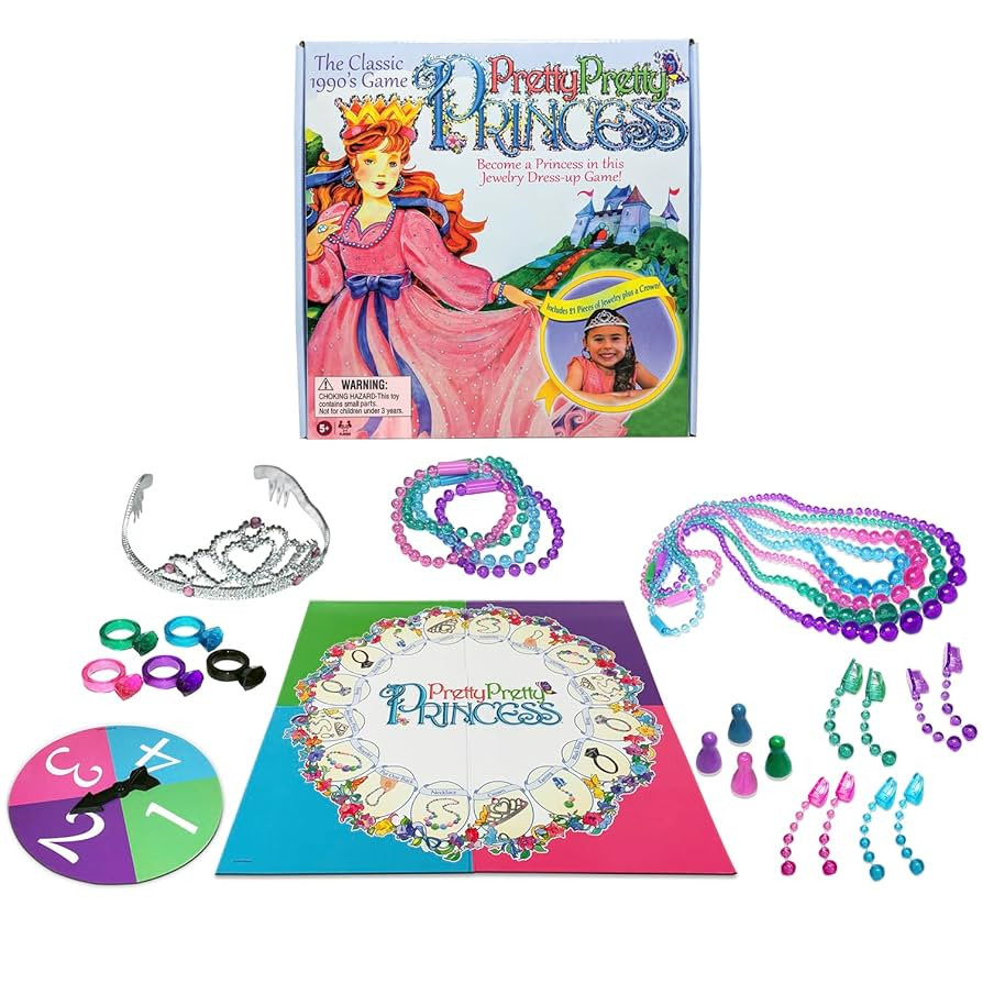 Pretty, Pretty, Princess with 1990's Artwork by Winning Moves Games USA, a Delightful Jewelry Dre... | Amazon (US)