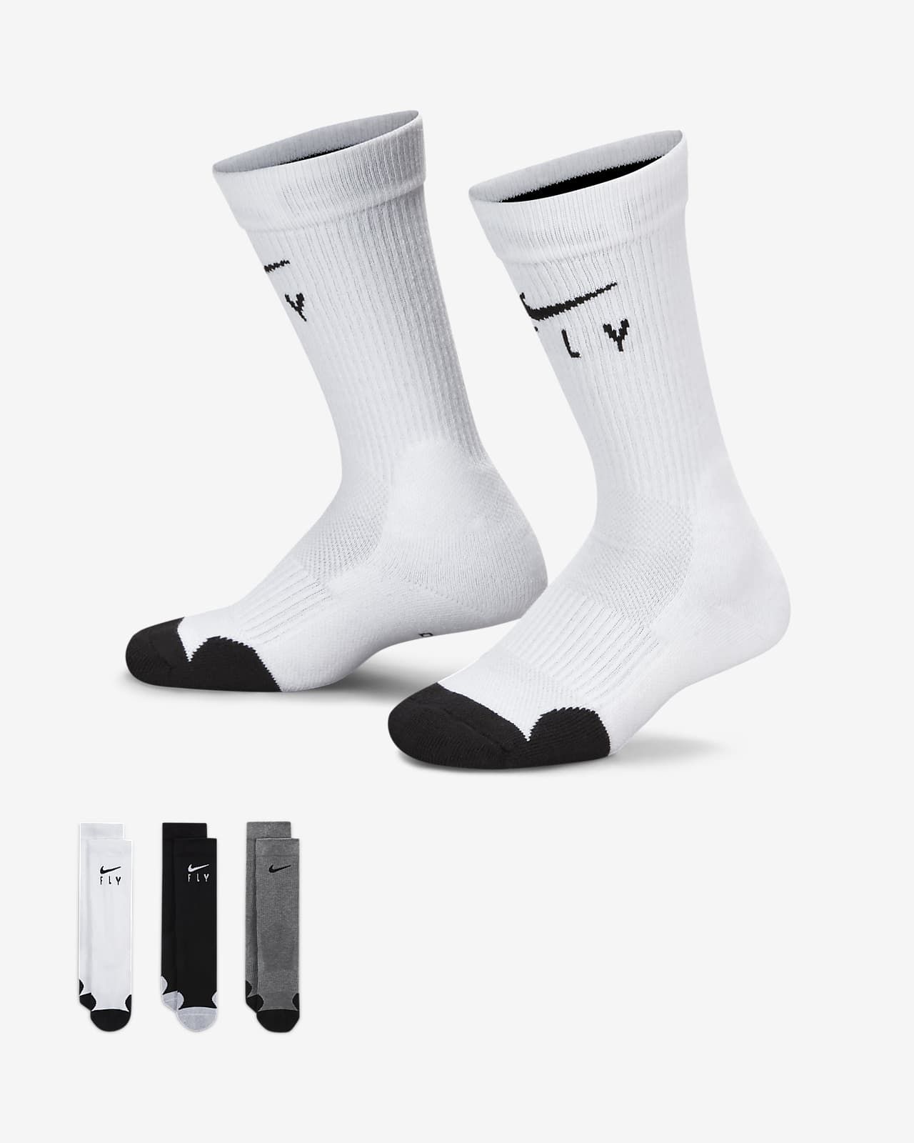 Nike Elite Kids' Crew Socks (3 Pairs). Nike.com | Nike (US)