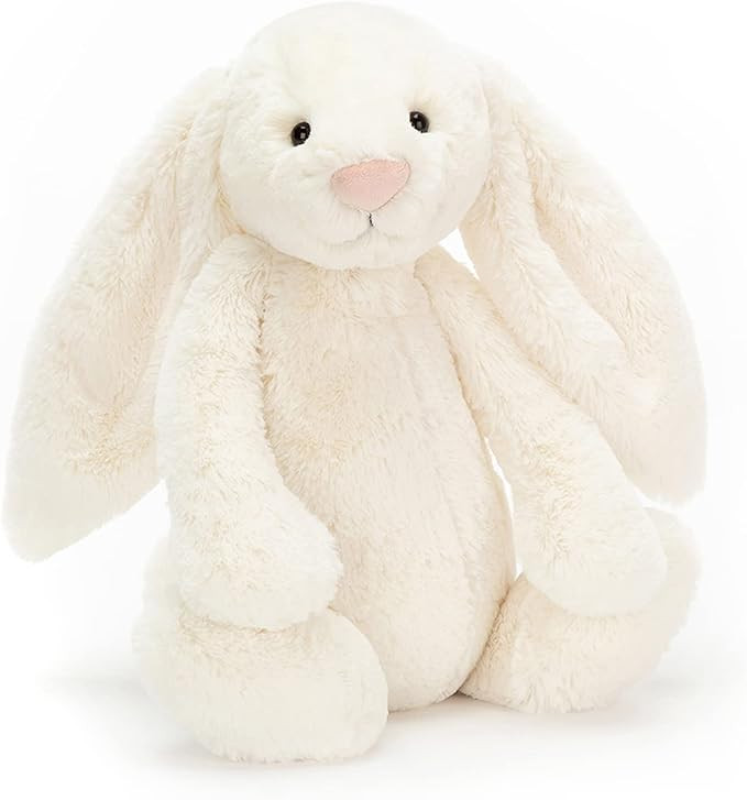 Jellycat Bashful Cream Bunny Stuffed Animal, Large 14 inches - Rabbit and Bunny Plush Toy - Class... | Amazon (US)