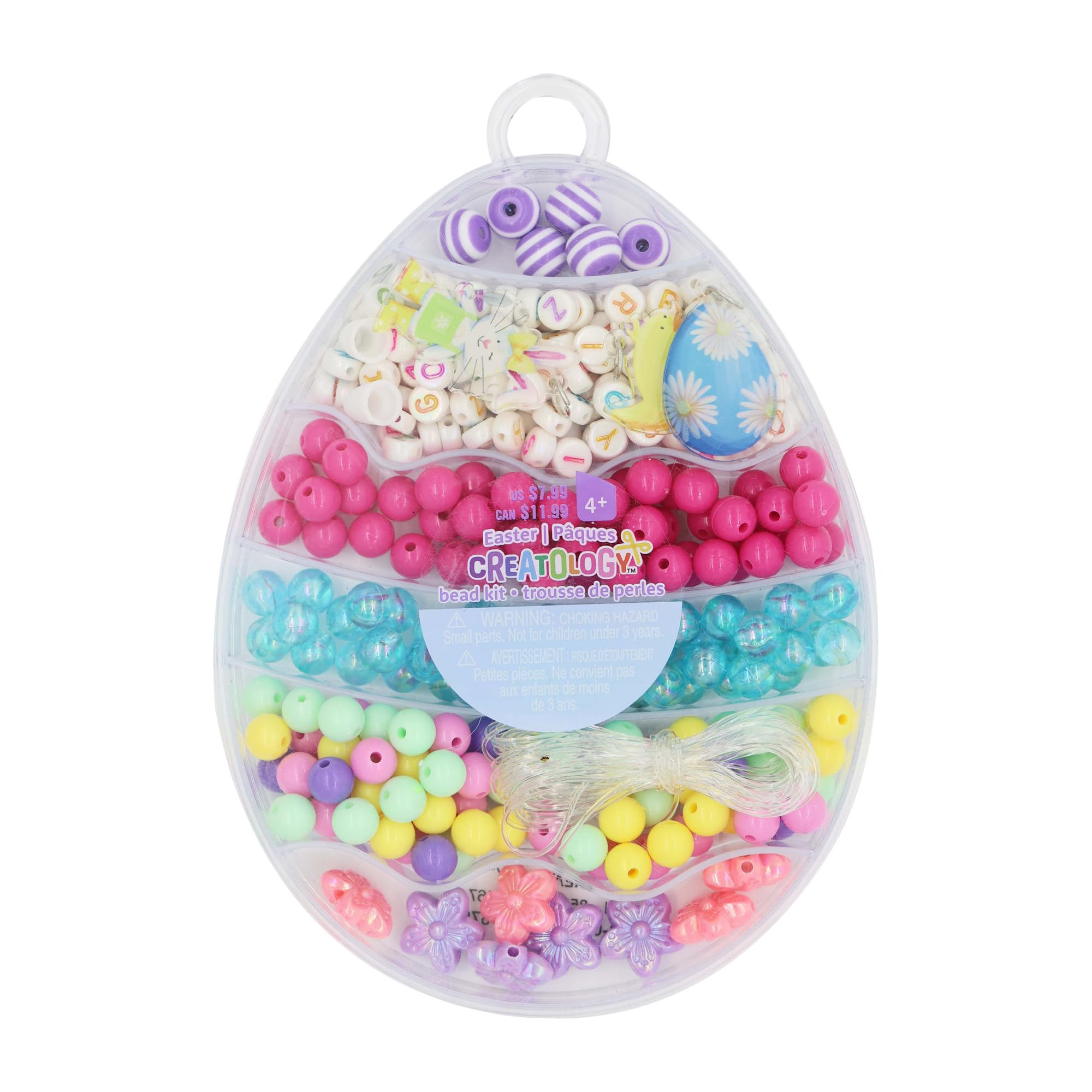 Easter Pastel Egg Shape Bead Kit by Creatology™ | Amazon (US)