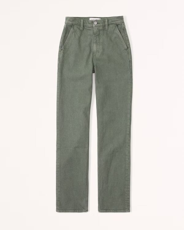 Ultra High Rise 90s Straight Jean | Abercrombie & Fitch (US)