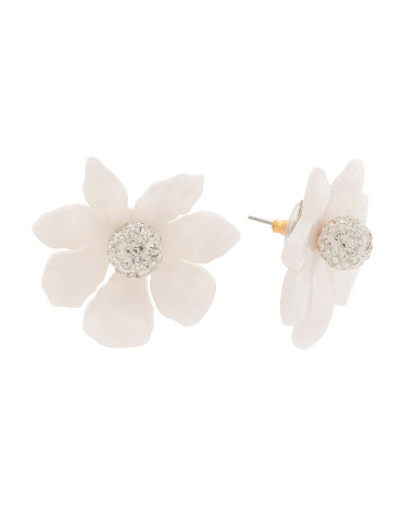 Wallflower Button Earrings | TJ Maxx
