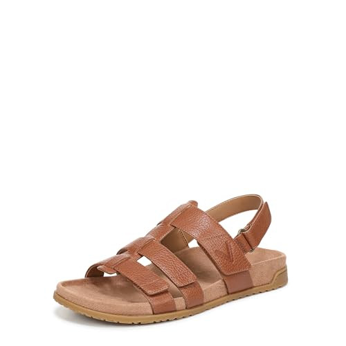 VIONIC Womens Eureka Tan Leather 8.5 Wide | Amazon (US)