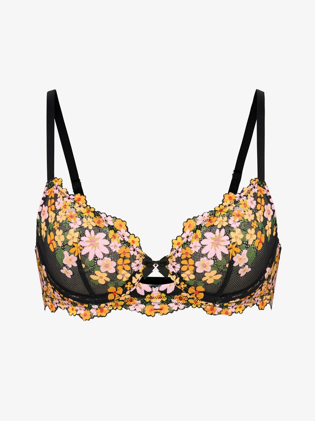 Wonderfleur Lace Unlined Demi Bra | Savage x Fenty - North America