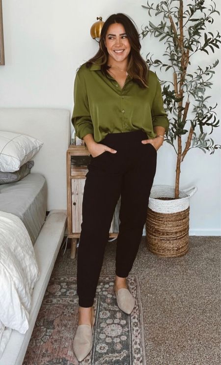 Business casual, workwear, business professional, teacher outfit, meeting attire, boss babe style. 

Pants XL (size up) code NINAXSPANX 
Shirt L (could size down) code balkanina20



#LTKSeasonal #LTKstyletip #LTKmidsize