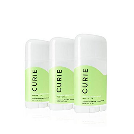 Curie All-Natural Deodorant Stick for Men and Women | Aluminum-Free Paraben-Free Cruelty-Free | Whit | Walmart (US)