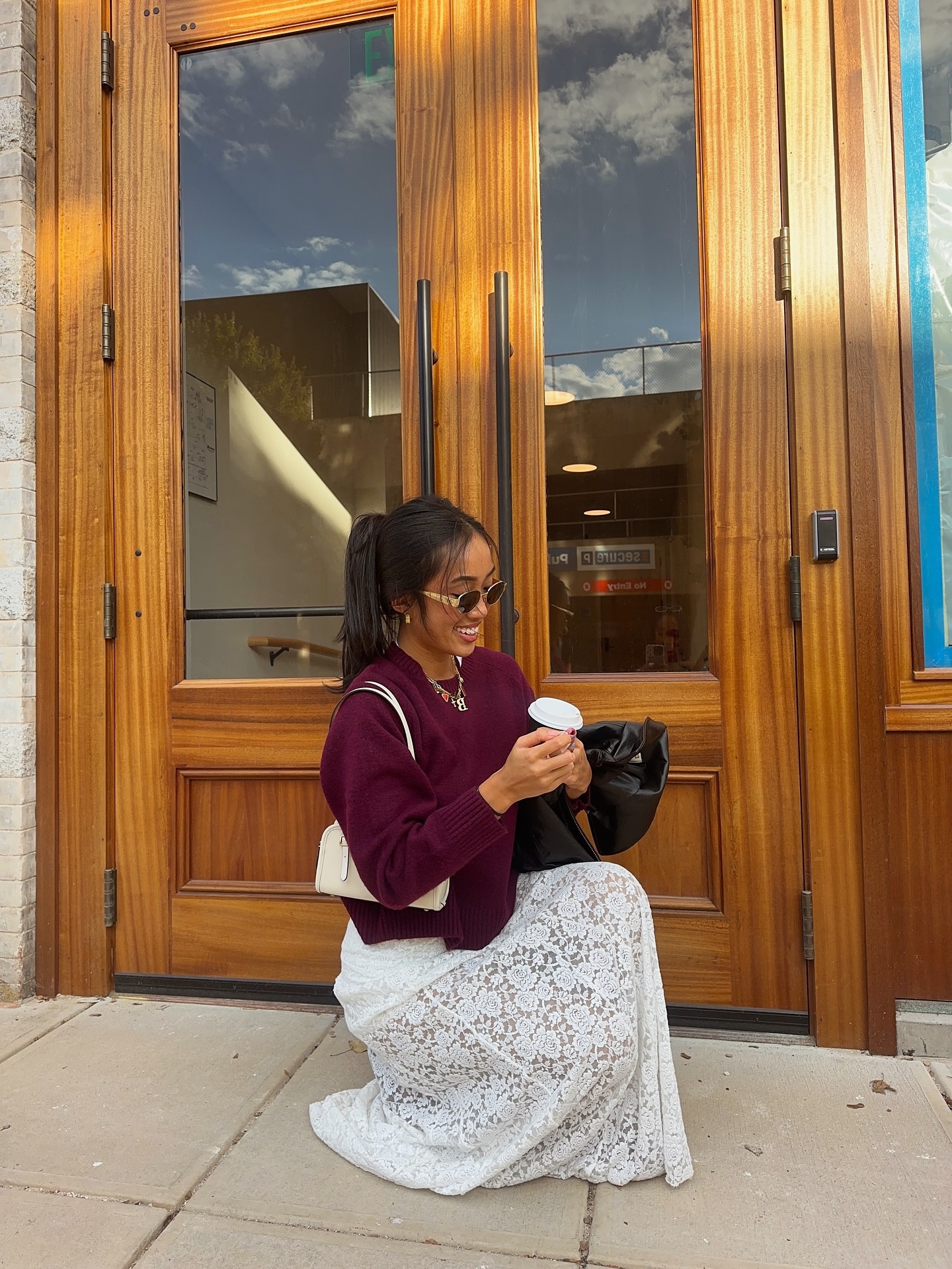 fall outfit inspo, fall outfit idea, autumn style, Pinterest outfit idea, lace maxi skirt outfit, purple sweater outfit

#LTKStyleTip #LTKFindsUnder50 #LTKWorkwear