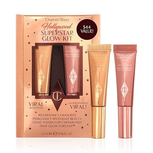 Charlotte Tilbury Beauty Light Wand Liquid Highlighter Makeup - Soft-Focus Highlighter & Blush fo... | Amazon (US)