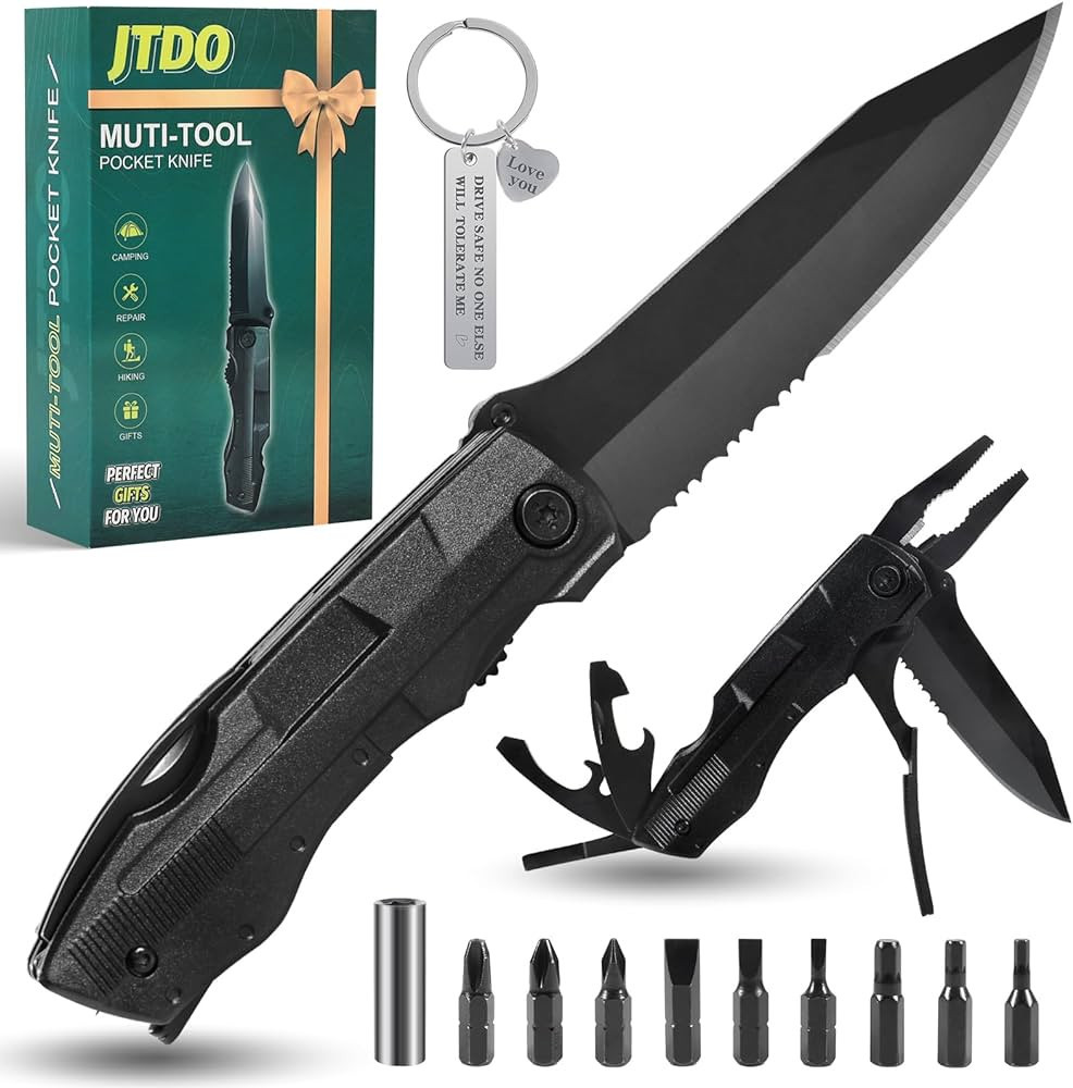 Gifts for Men Him Dad, Multitool Pocket Knife, Christmas Birthday Gifts for Men Dad Grandpa, Stoc... | Amazon (US)