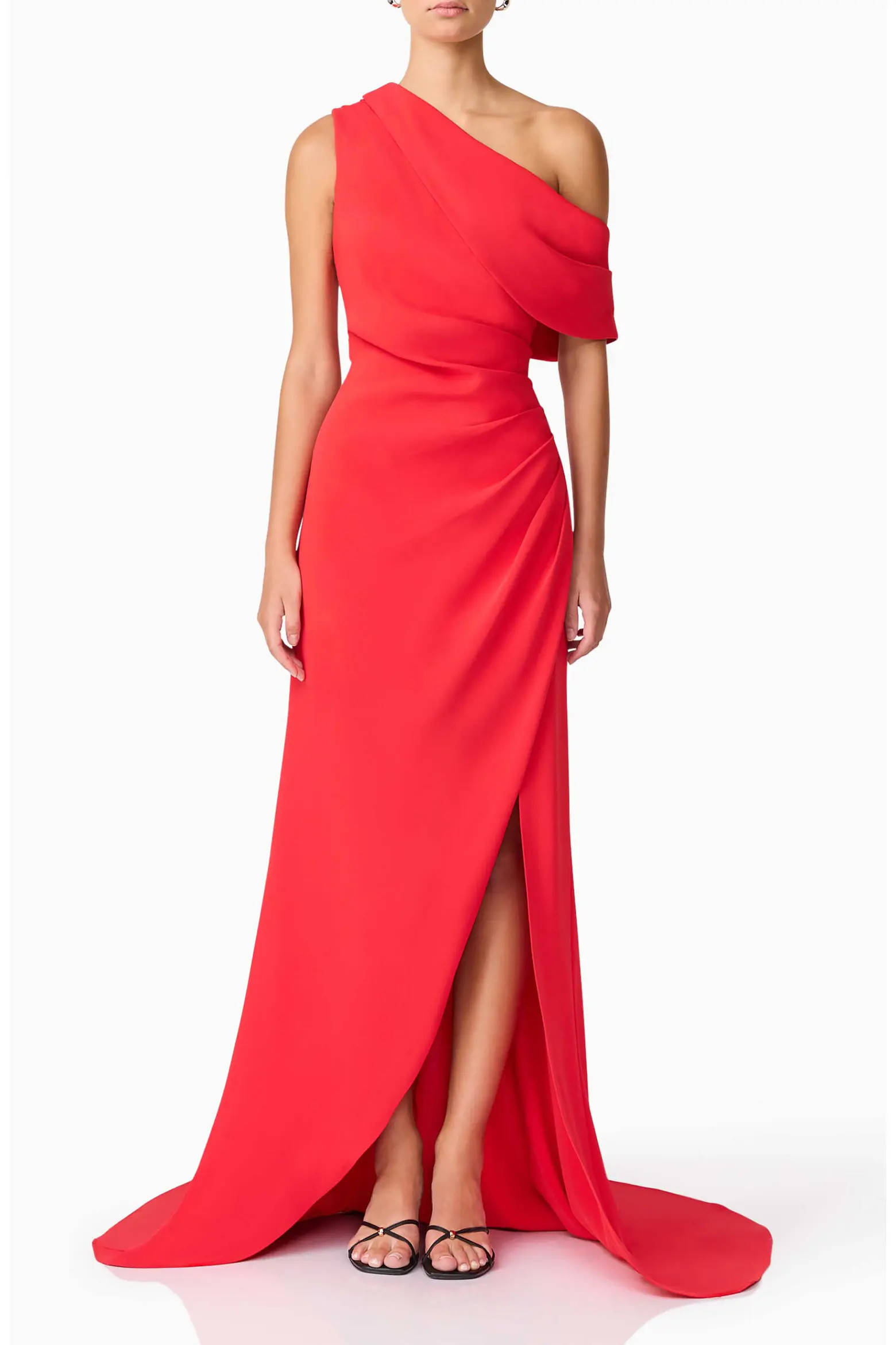 Isadora One Shoulder Crepe Gown (Women) | Nordstrom | Nordstrom