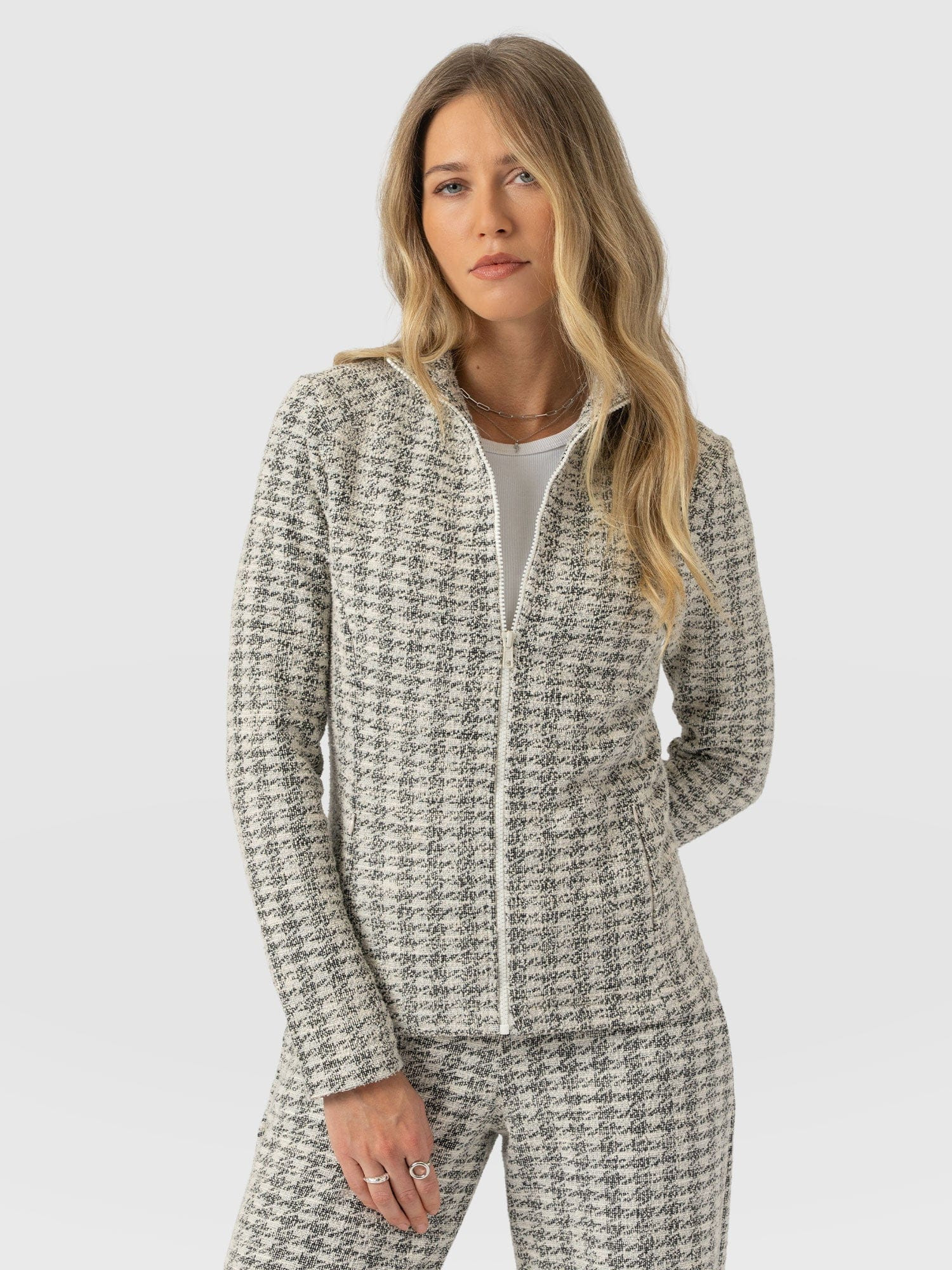 Keller Jacket - Cream Boucle | Saint + Sofia