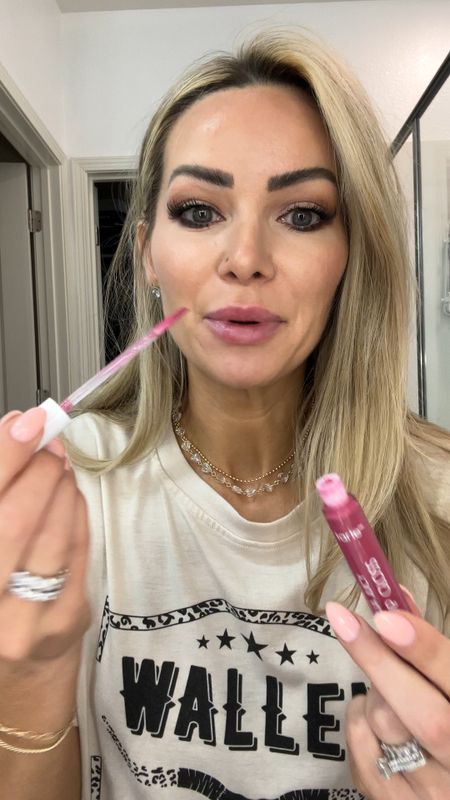 New plumping lip gloss is so awesome!
Use code LACY15 
Also linking my Morgan wallen tee from Amazon 

#LTKsalealert #LTKFind #LTKbeauty