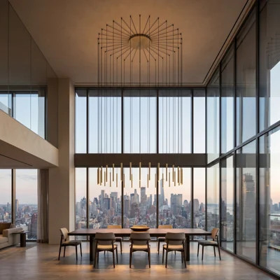 30 - Light Matte Gold LED Cluster Pendant | Wayfair North America