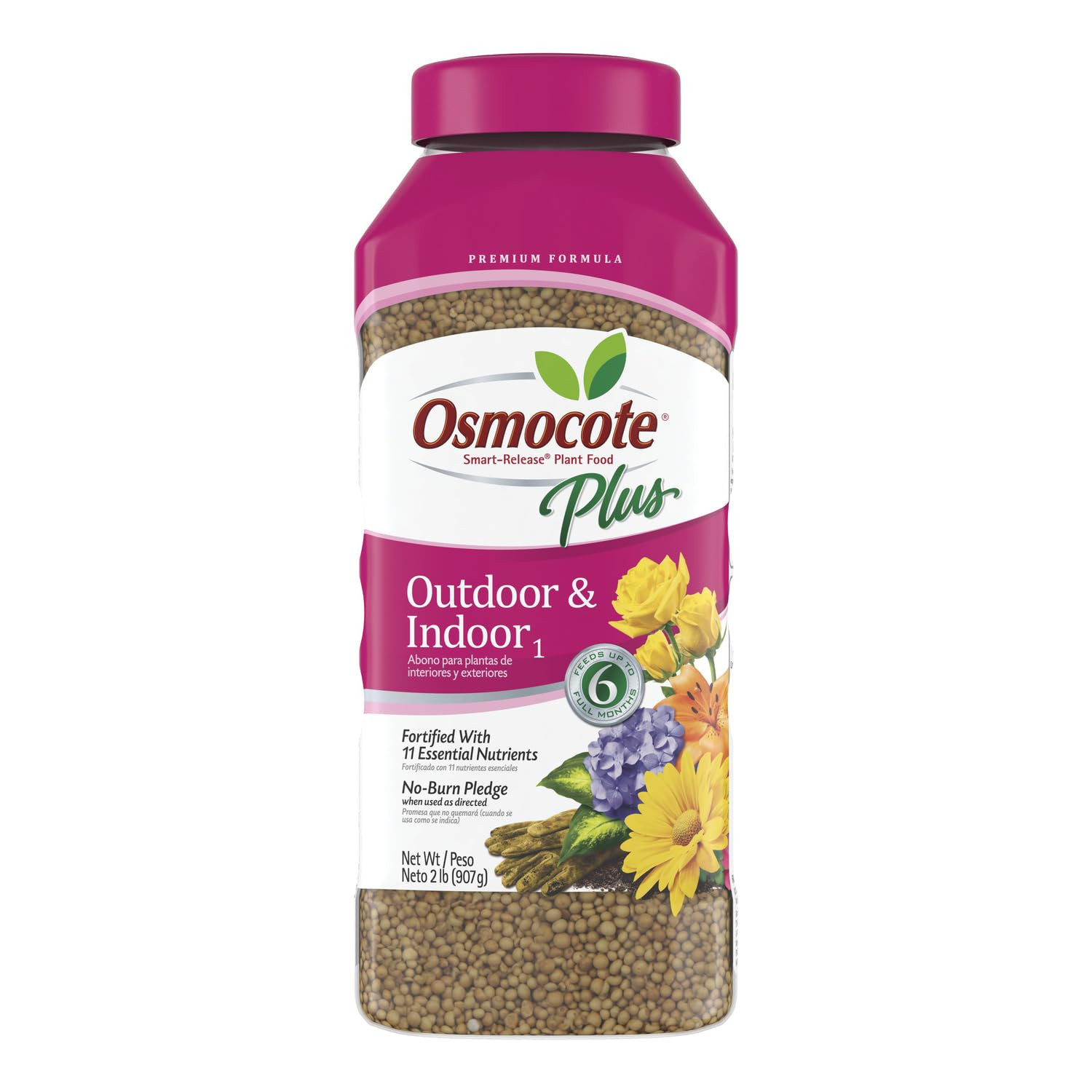 Osmocote Smart-Release Plant Food Plus Outdoor & Indoor1 - Granular, Continuous Release Plant Fer... | Amazon (US)