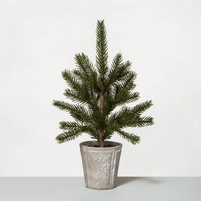 Faux Mini Pine Tree with Planter - Hearth & Hand™ with Magnolia | Target