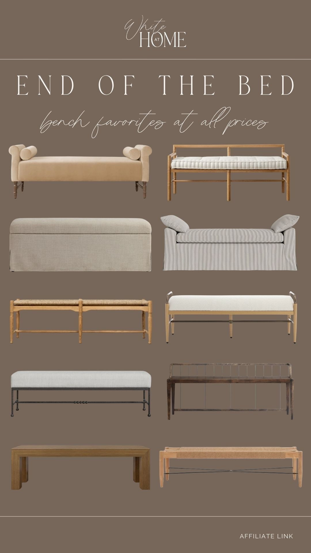 I love adding a bench to the end of a bed if room allows! It’s a cozy way to bring everything together, and it acts as a soft landing spot as you unwind for the night! 

#LTKHome