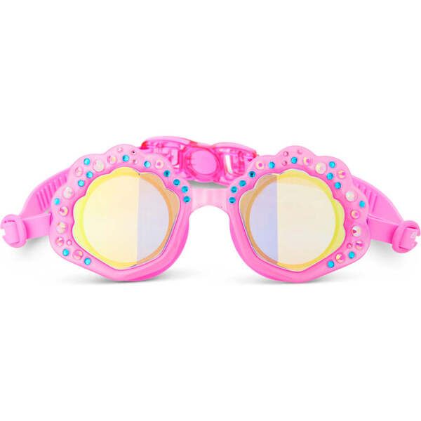 Sea Shell Pink Shell Youth Swim Goggle, Pink | Maisonette