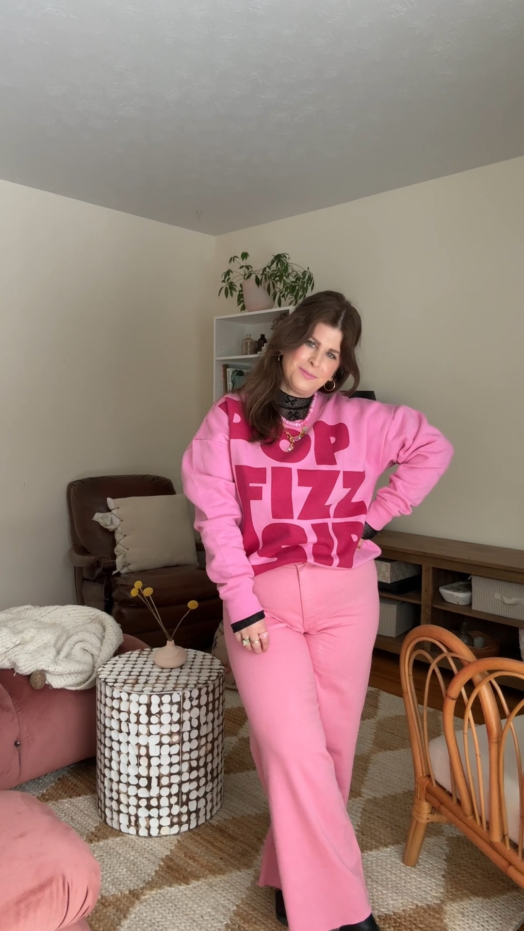 Monochrome for the win 💕

A sweatshirt over a lace top is a fun way to elevate a casual outfit!

The jeans run small so size up!

#LTKParties #LTKFindsUnder100 #LTKStyleTip