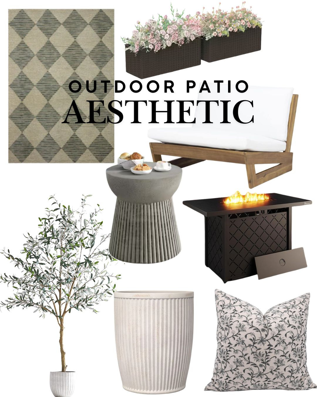 Keep your patio looking aesthetic with a modern look. 

 #LTKSeasonal #LTKHome #LTKParties