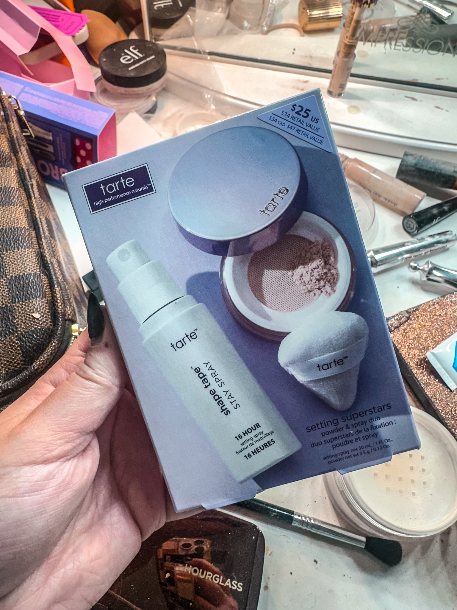 Holiday makeup that actually lasts? Yes please 💋 This Tarte Setting Superstars duo from Ulta is only $25 (a $34 value!) — includes the Shape Tape Stay Spray + Setting Powder ✨ Perfect gift for the beauty lover or to grab for your own holiday glam bag 🎄 #TarteCosmetics #UltaBeauty #GiftGuide #MakeupMustHaves 

#LTKHoliday #LTKGiftGuide #LTKHoliday #LTKSeasonal