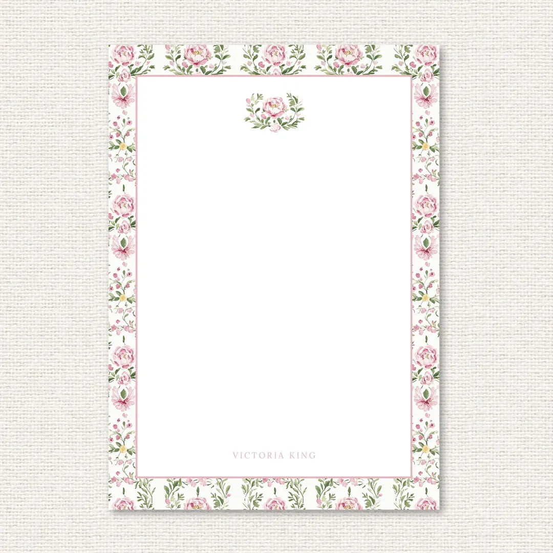 Personalized 5x7 Notepad – 50 Tear-off Pages – Custom Stationery Gift – Luxe Paper – Gran... | Etsy (US)