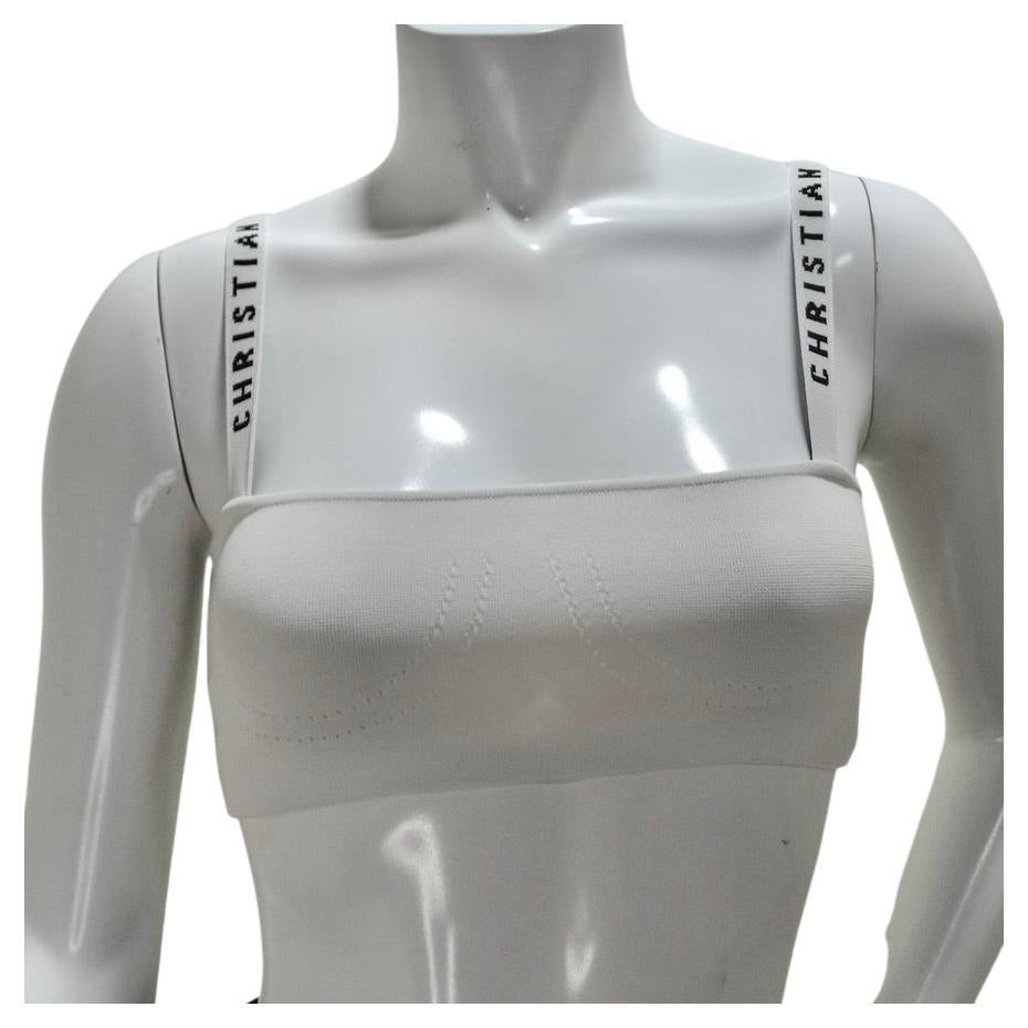 Christian Dior 2018 Strapless Crop Top | 1stDibs