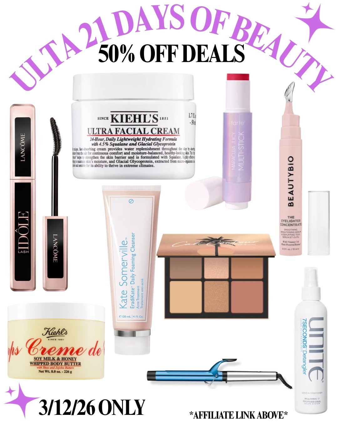Ulta beauty sale! 50% off deals 

#LTKBeauty #LTKgrwm #LTKSaleAlert