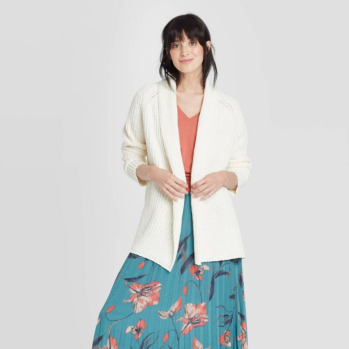 Women's Chenille Open-Front Cardigan - A New Day™ | Target