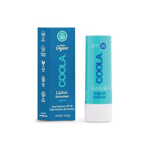 COOLA Liplux Sunscreen Broad Spectrum SPF 30, Reef-Safe, Original | Amazon (US)