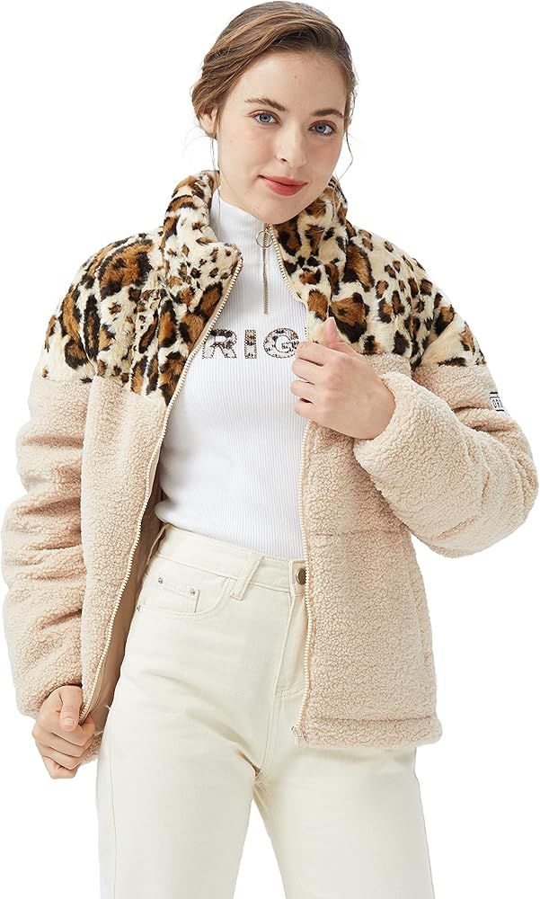 Orolay Corduroy Down Jacket Women Winter Coat Patchwork Puffer Jacket with Hood | Amazon (US)