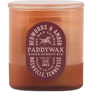 Paddywax Candles VS1003 Vista Collection Scented Candle, 12-Ounce, Redwoods & Amber, 12 Ounces | Amazon (US)