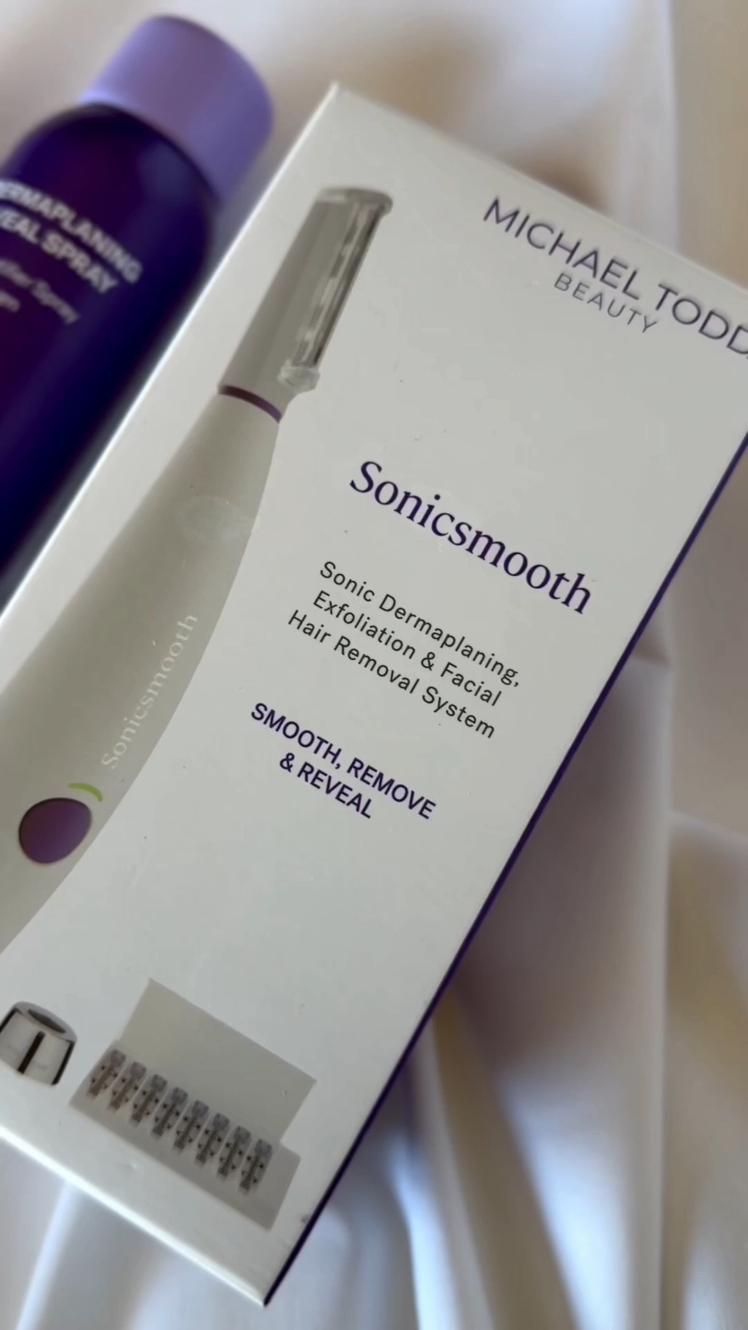 Yes to the Michael Todd Beauty Sonicsmooth device. That first layer of dead skin and peach fuzz comes right off in minutes! Such a cool little device. I vowed to stop using those tiny razors and or my husband’s shaver 🤣 Definitely worth it, all you’ll have to replace are the blades. 🤍

#LTKgrwm #LTKmomlife #LTKBeauty