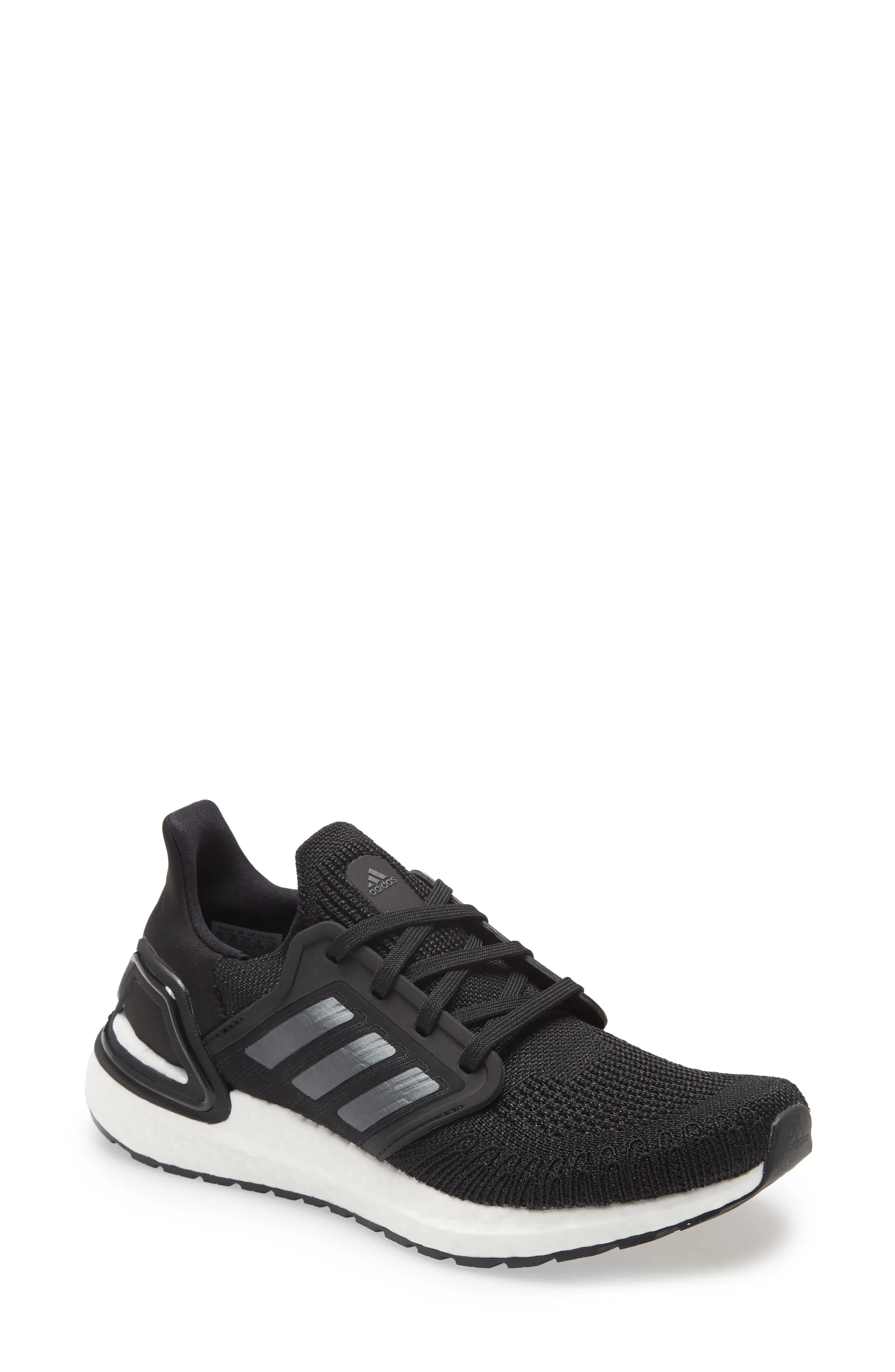 Women's Adidas Ultraboost 20 Running Shoe, Size 8.5 M - Black | Nordstrom