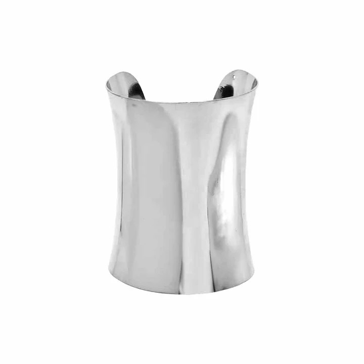 Solid Super Wide Cuff Bangle Bracelet | Adina Eden