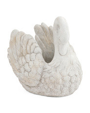 12x8x10 Indoor Outdoor Swan Terracotta Planter | TJ Maxx