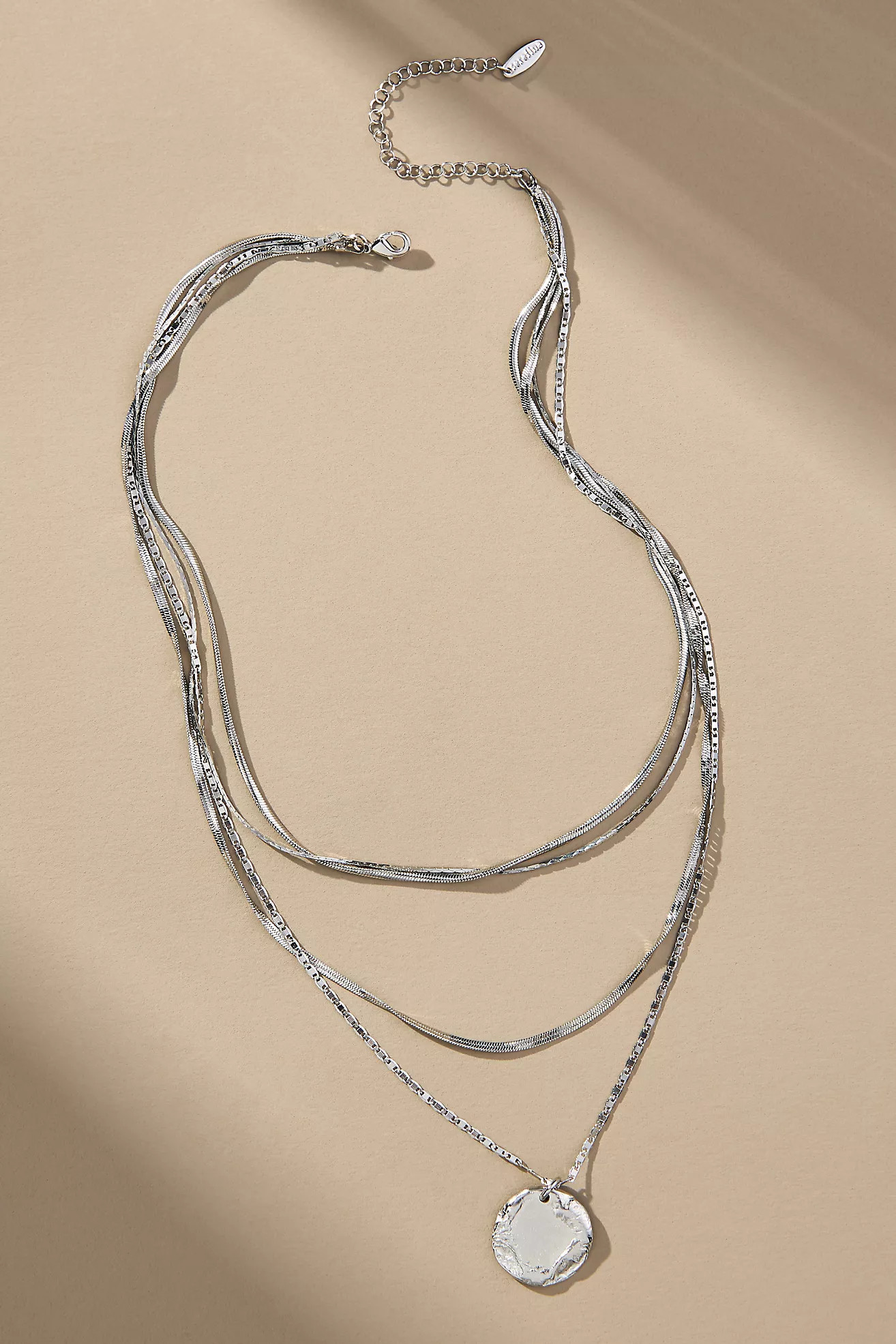 Layered Coin Charm Necklace | Anthropologie (US)