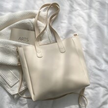 Minimalist Shoulder Tote Bag | SHEIN