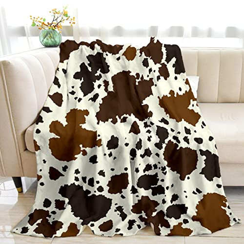 Cow Print Blankets & Throws - Adults & Kids, Cute Highland Cow Decor - 40"x50" | Amazon (US)