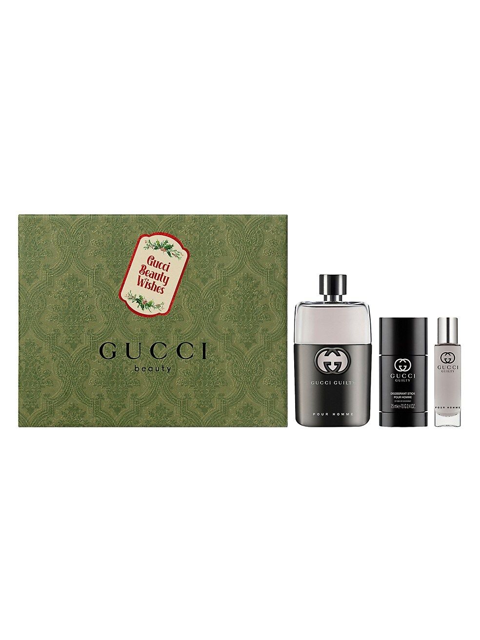 Gucci Guilty Pour Homme Eau de Toilette 3-Piece Gift Set | Saks Fifth Avenue