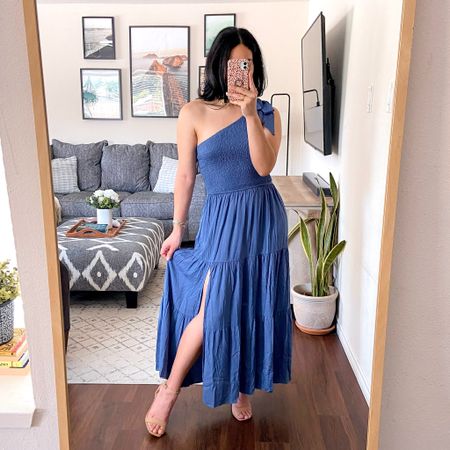 i found this summer dress on amazon and it’s so cute! 👗☀️💕 i’m wearing it in a size medium and it fits true to size. it’s under $40, available in 11 colors - i’m wearing the color dusty blue. 🦋💙 

#LTKFindsUnder50 #LTKStyleTip #LTKSeasonal