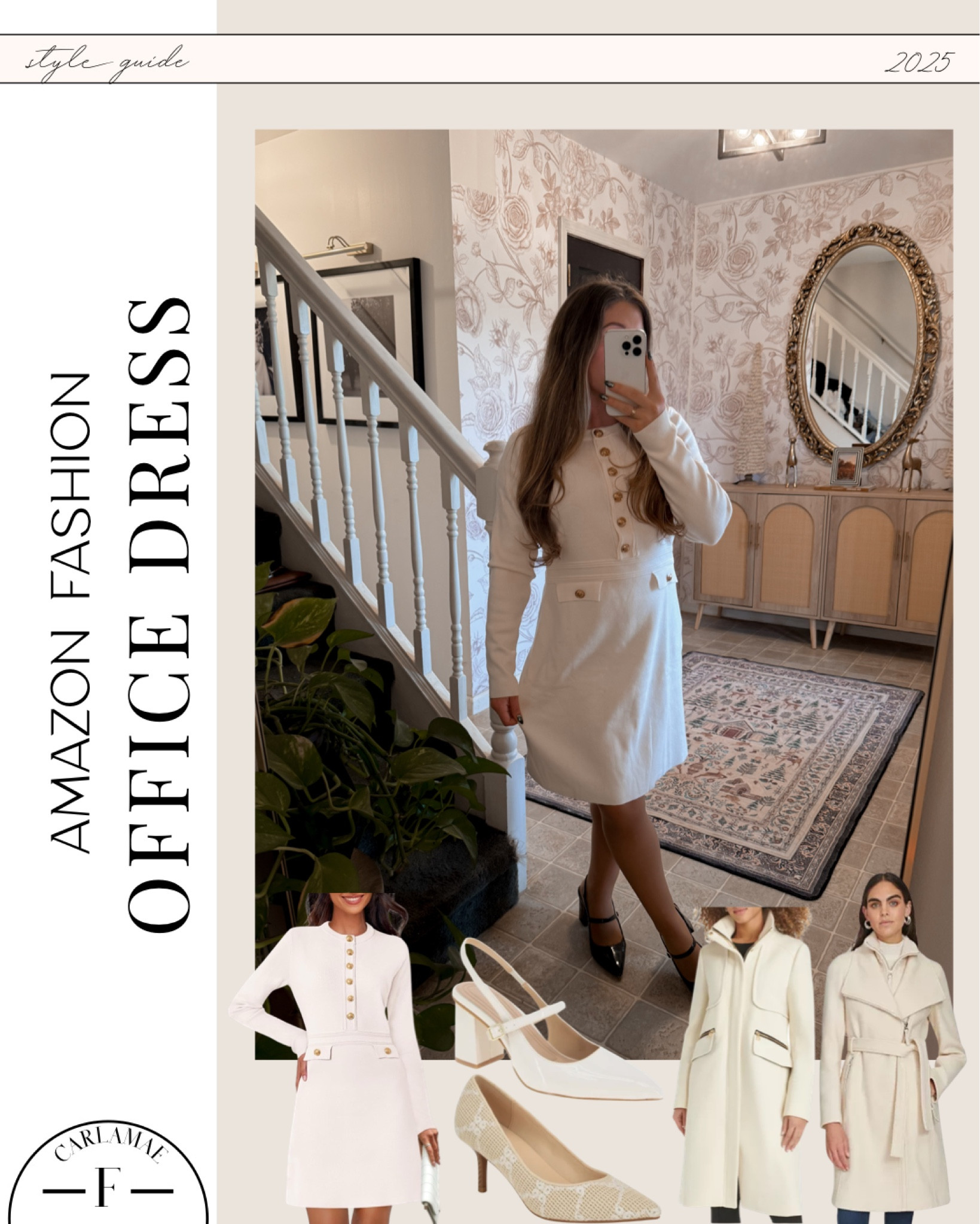 Wearing a size small! 

Amazon fashion, Amazon find, Amazon dress, women’s workwear, women’s office outfit, office dress, women’s slingback heels, white dress, work outfit

#LTKSaleAlert #LTKFindsUnder50 #LTKWorkwear