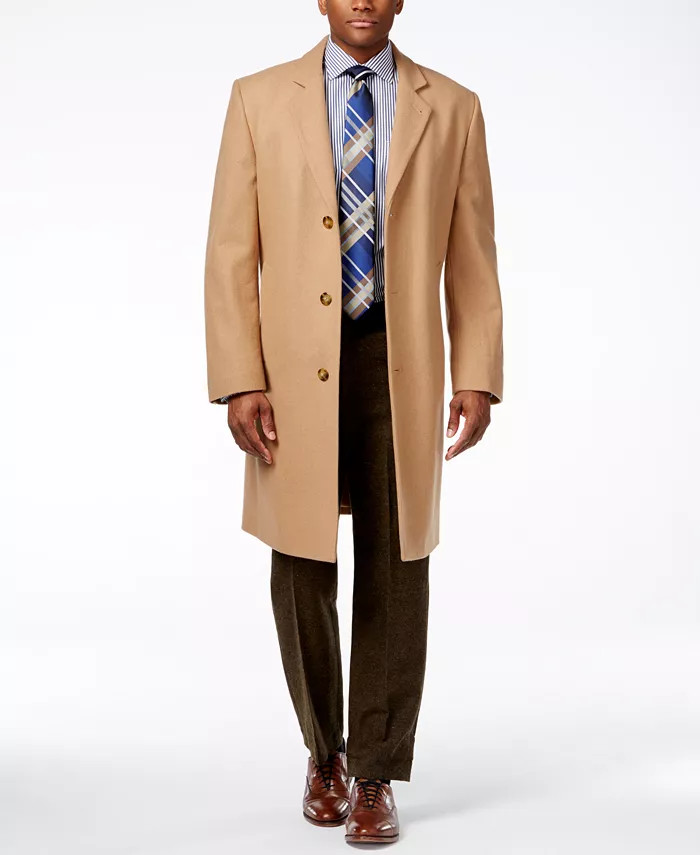 London Fog Signature Wool-Blend Overcoat  & Reviews - Coats & Jackets - Men - Macy's | Macys (US)